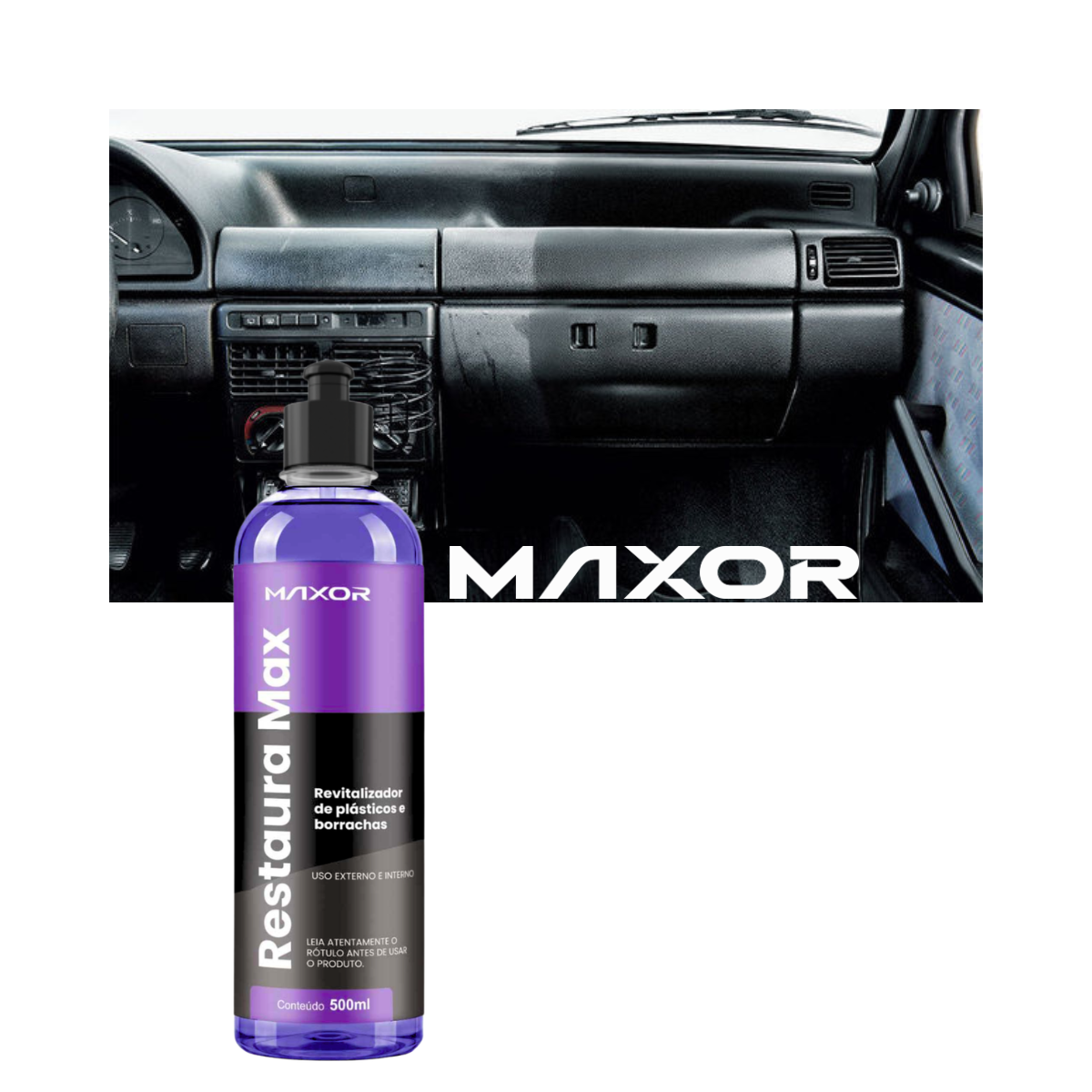 Revitalizador De Plasticos e Borrachas Restaura Max 500ml