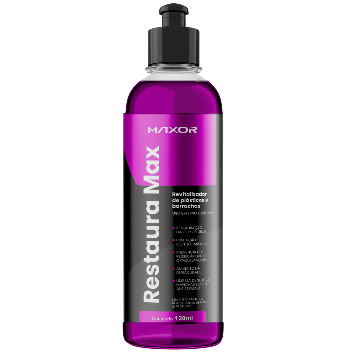 Revitalizador De Plástico E Borracha Restaura Max 120ml
